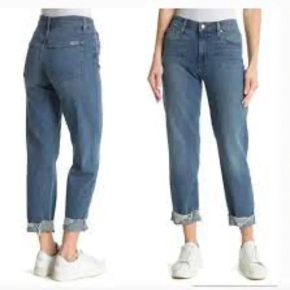 Joe's Jeans Niki  Boyfriend Jeans In Paramount Distressed Cuffs 28 - Picture 2 of 13